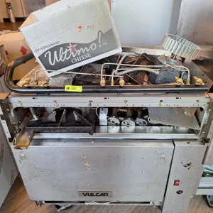 Vulcan Gas Range on Wheels, 36" Wide