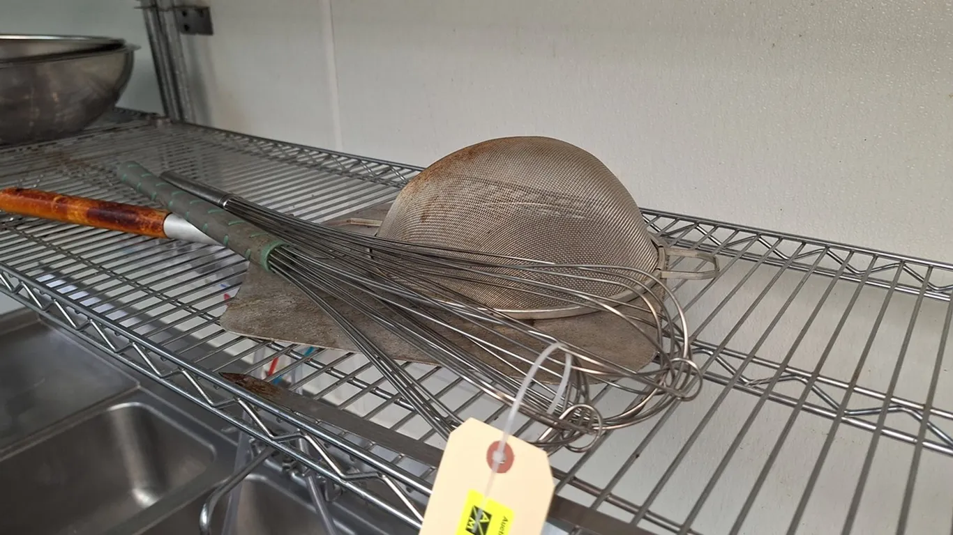 Whisks, Strainer, Pizza Paddle