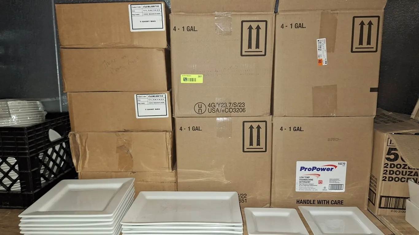 Assorted Boxes Square and Rectangle Plates