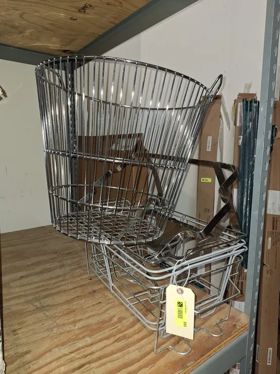 Assorted Chafing Pan Stands, Wire Basket