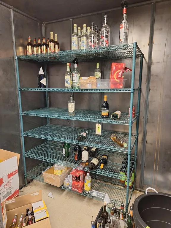 Wire 6 Tier Shelf, 60"x24"x74"