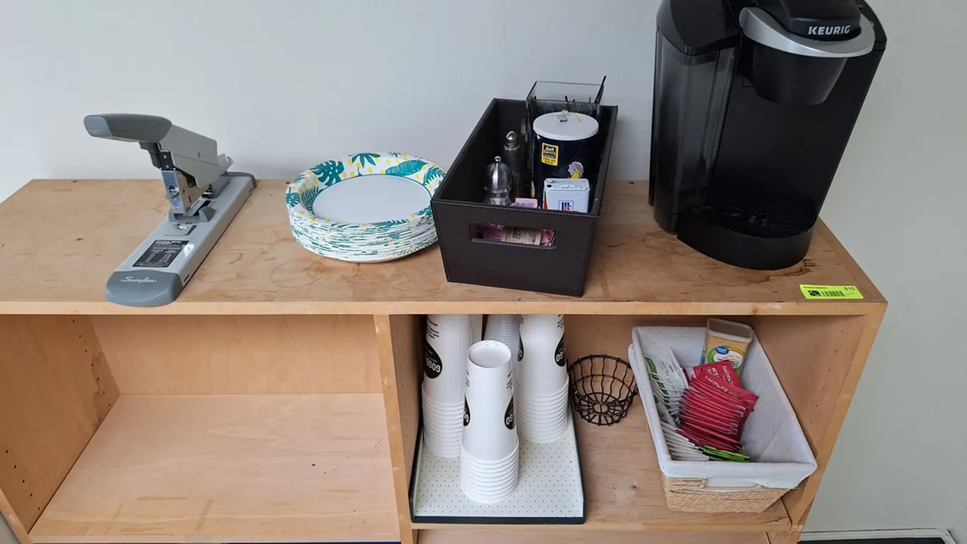 Assorted, Keurig Machine, Stapler, More