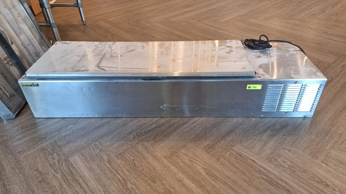 Silver King Refrigerated Countertop Rail, Model SKP512/C1, 57"x16.5"x9"