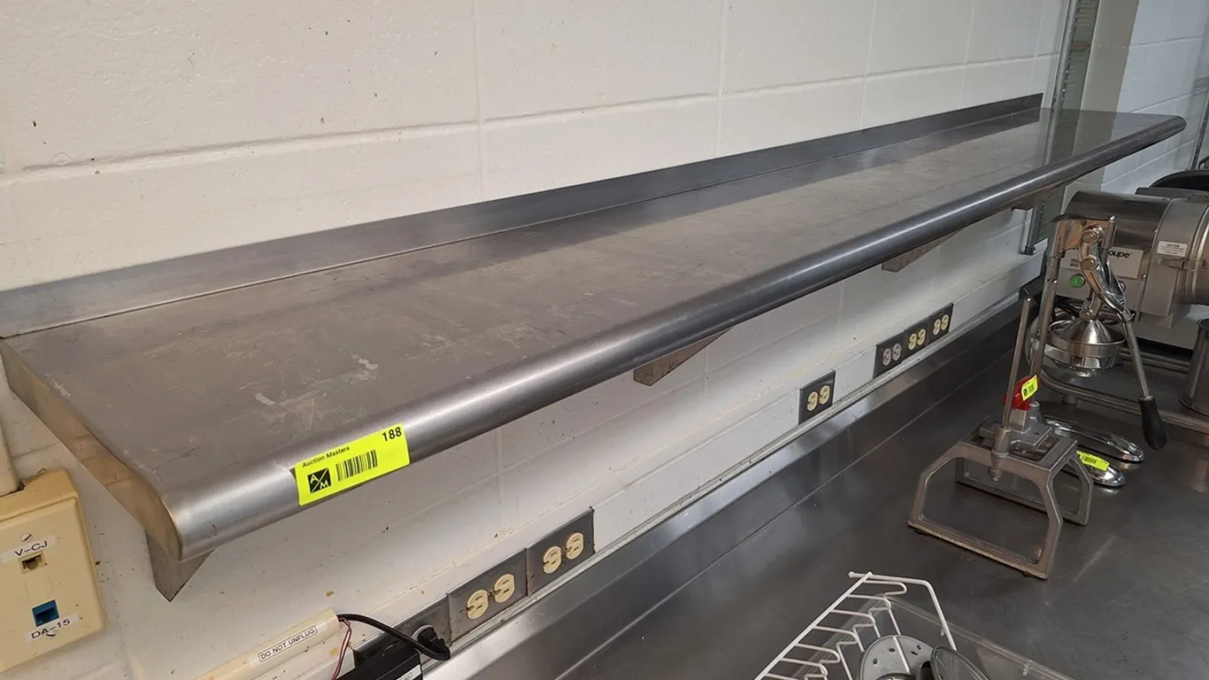 SS Wall Shelf, 84"x12"