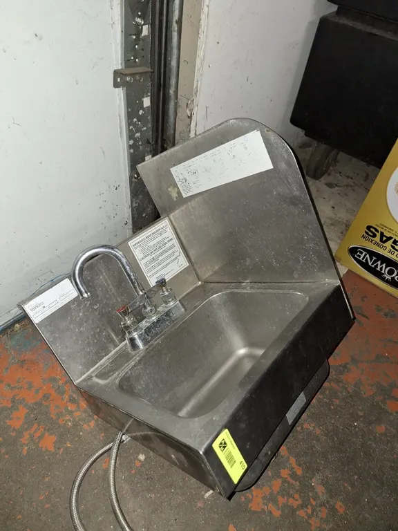 Glastender SS Underbar 14" Hand Sink