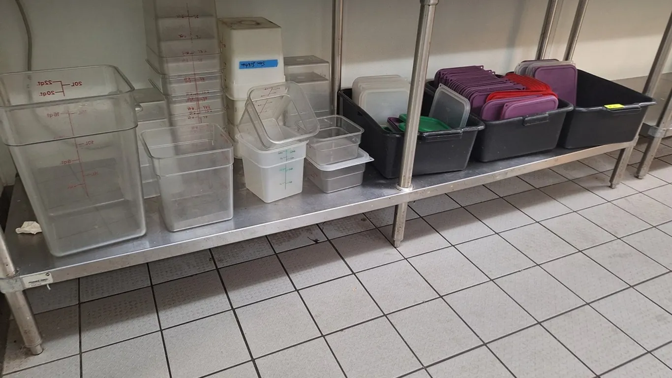 Assorted Poly Ingredient/Measuring Bins with Lids