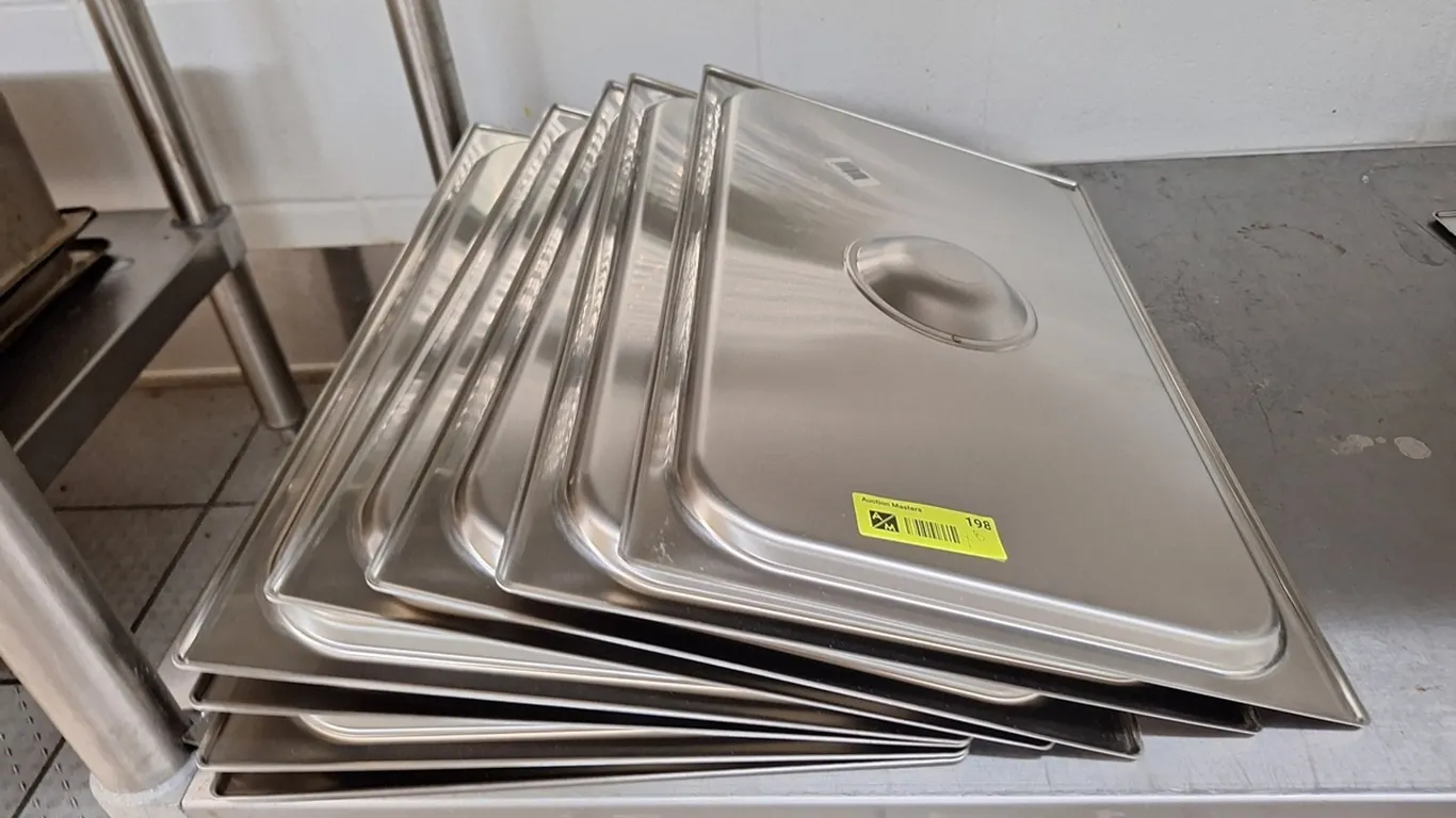 8 SS Full Pan Lids