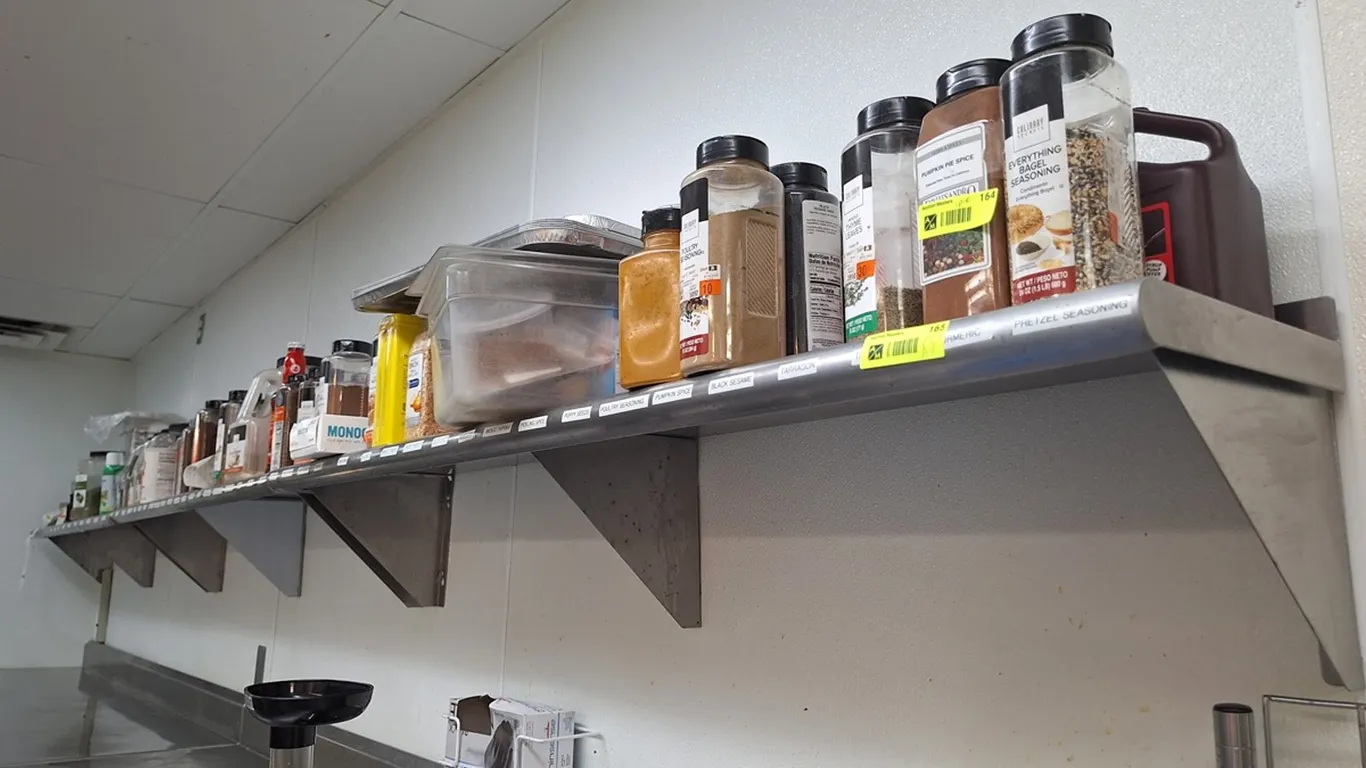 3 SS Wall Shelves, 2 - 60"x12" and 1 - 72"x12"