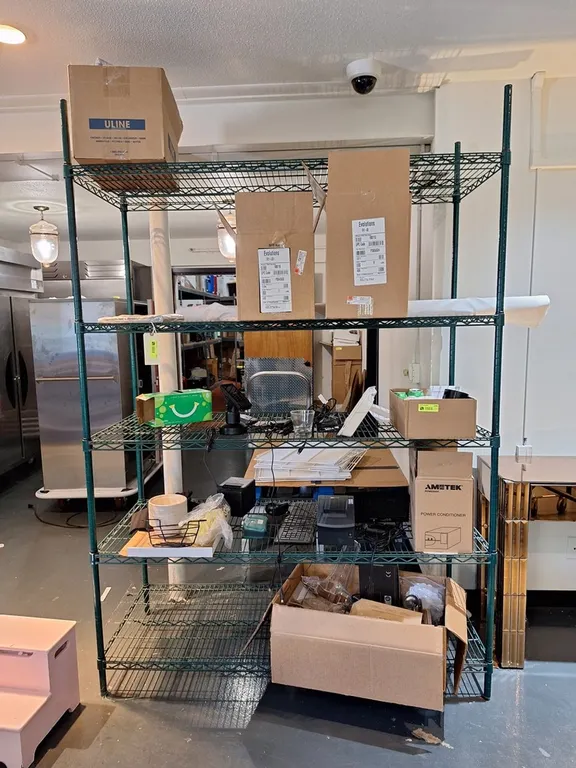 Wire 5 Tier Shelf, 60"x24"x84"