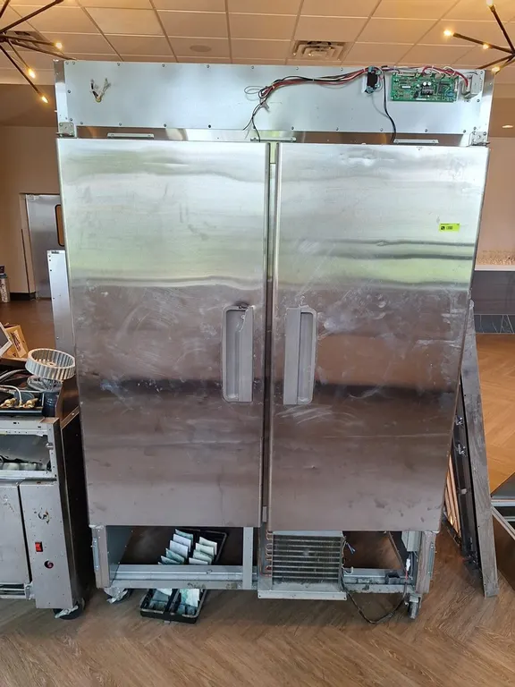 Superior 2 Door Refrigerator on Wheels, Model R49-S, 115V, 55" Wide