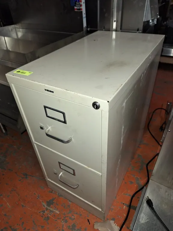 Metal 2 Drawer File Cabinet