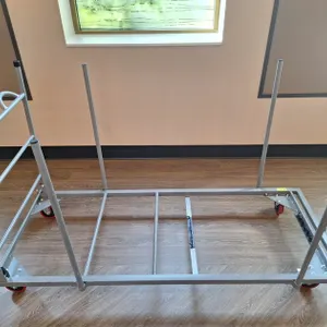 Metal Table Cart, 76"x30"