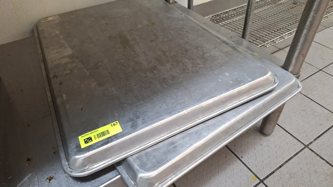 2 Full Aluminum Sheet Pans