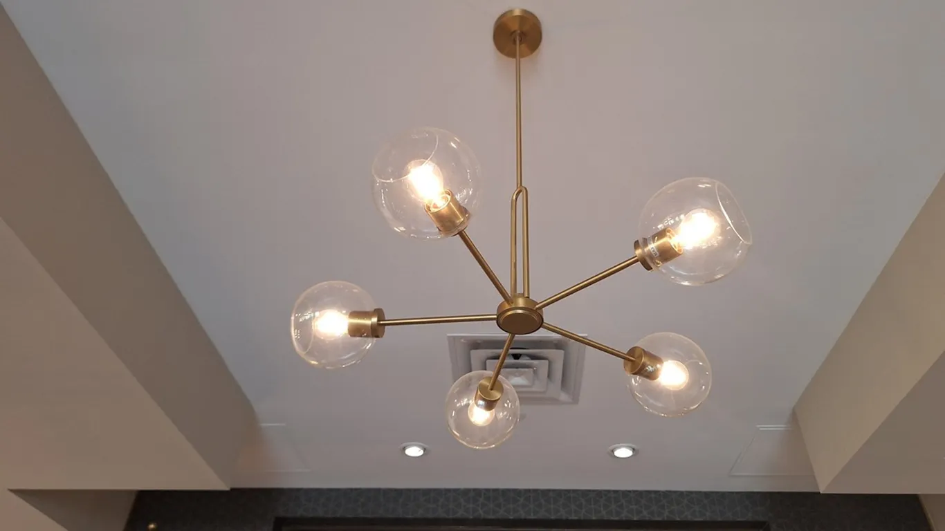3 Light Fixtures, Approx. 30" Dia.