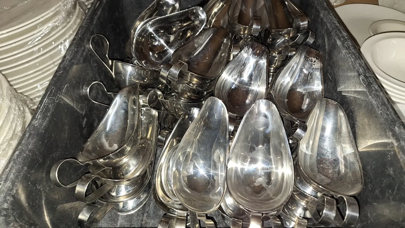 Bin of Butter Dishes