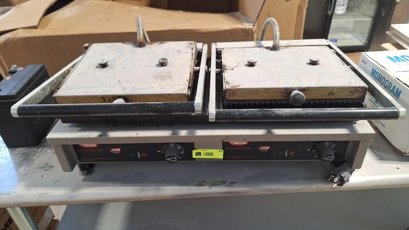 Hatco Double Multi Contact Grill, 25" Wide, 1 PH