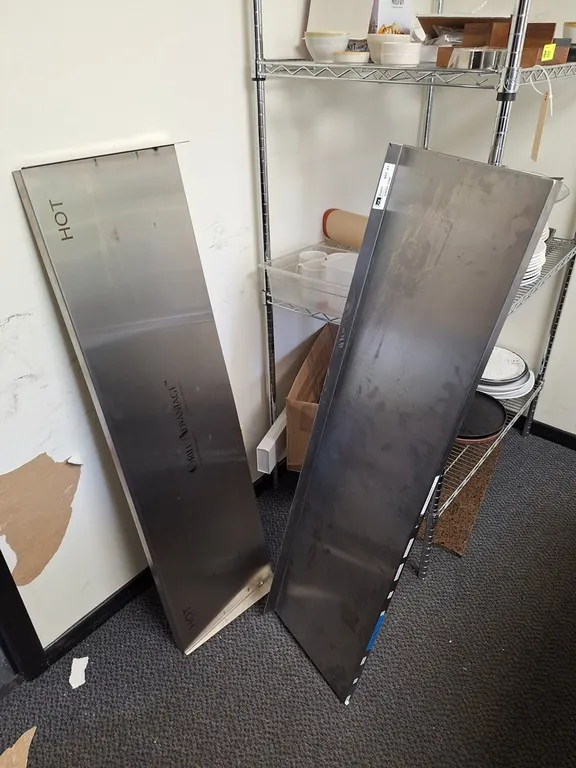 2 SS Wall Shelves, 48"x12"