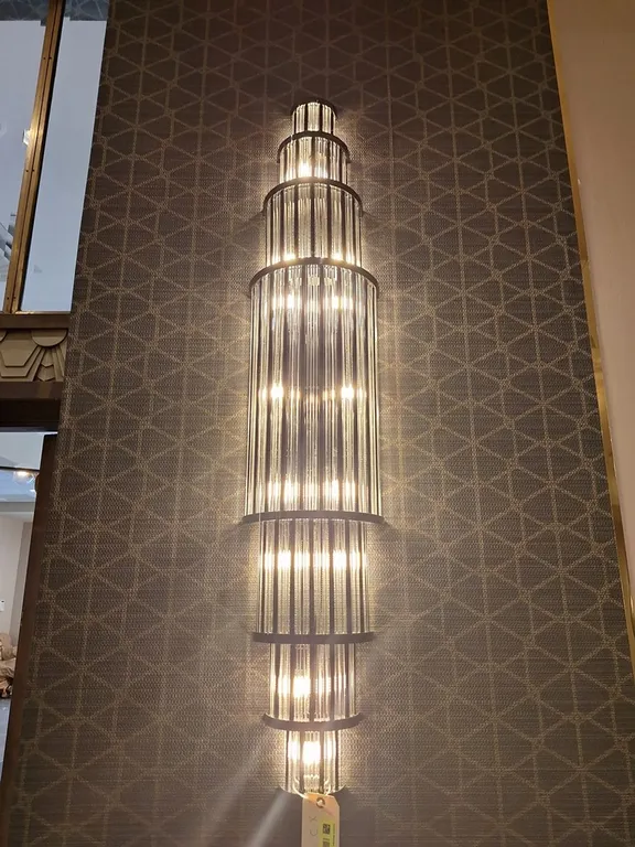 2 Wall Sconces, 48" T
