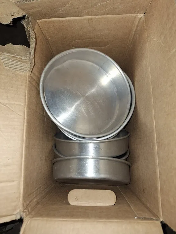 Box of Aluminum Pie Pans