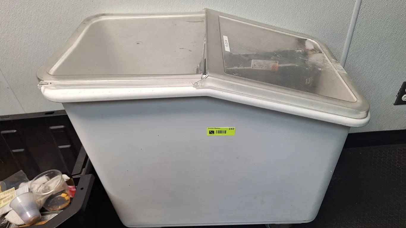 Poly Ingredient Bin on Wheels