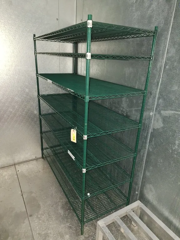 Wire 6 Tier Shelf, 60"x24"x75"