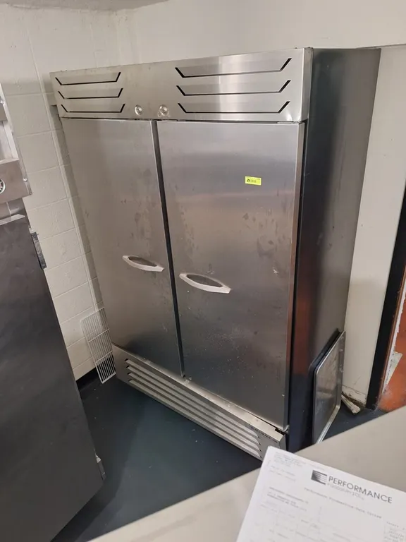 Beverage Air 2 Door Refrigerator on Wheels, Model SR2HC-1S, 120V, 52"x32"x84"