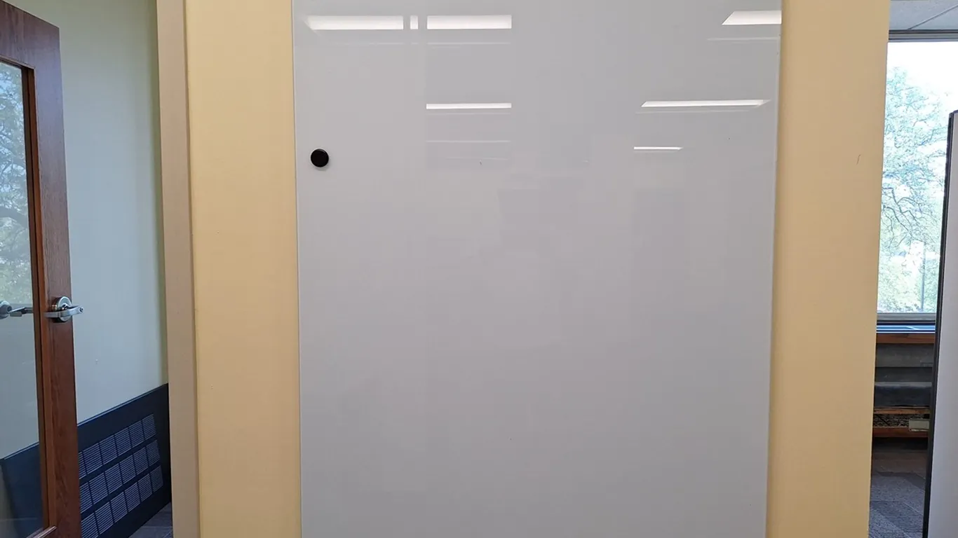 Wall Mount Glass Whiteboard, 35"x47"