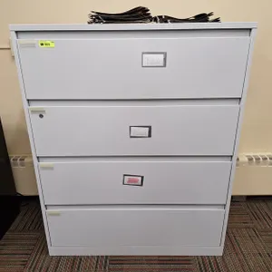 4-Drawer Lateral File Cabinet, 42"x18"x52"