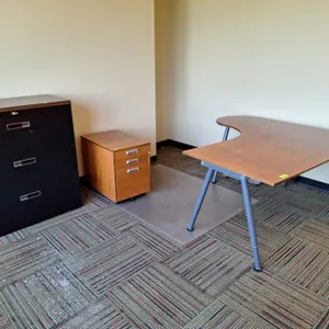 Contents, of Office- Desk, Rolling File Cabinet, 3-Drawer Lateral File Cabinet