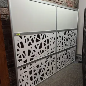 White Metal/Poly Room Divider