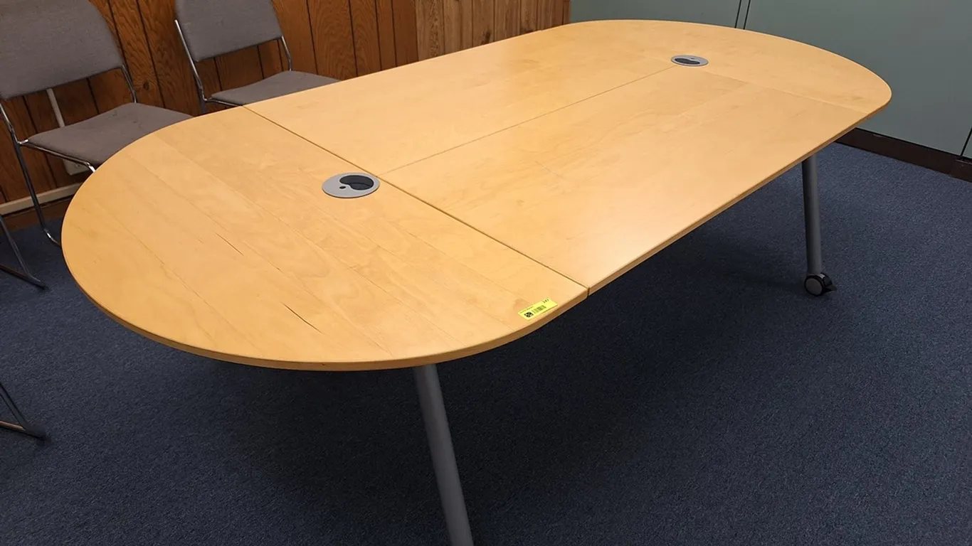 Conference Table on Wheels, 95"x47"x29"