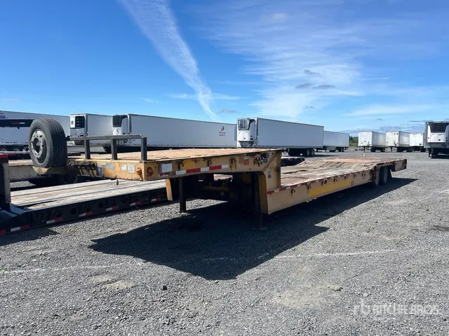 2005 Trail King TK80HT-482 25 ton 48 ft T/A Hydraulic Tail Trailer