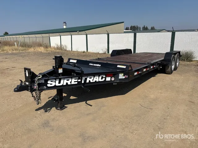 2025 Sure-Trac 8000 lb 21 ft T/A Tilt Deck Trailer