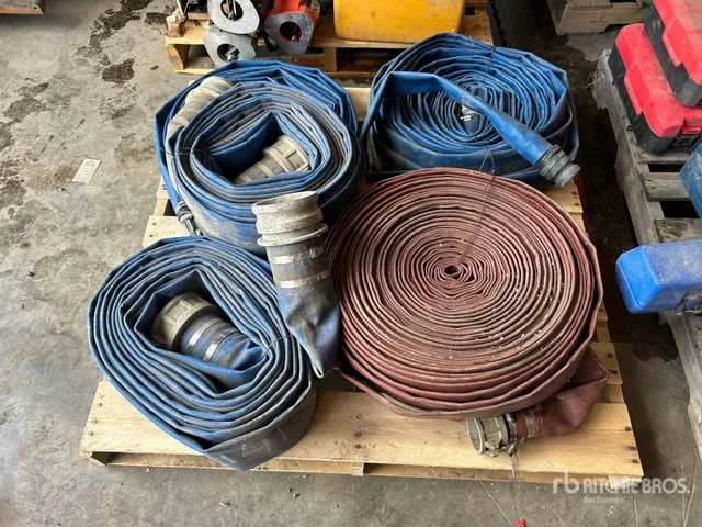 Quantity of (7) Discharge Hose w/ Camlock Fittings Hose