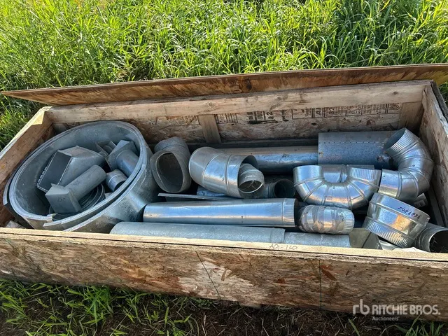 Quantity of Assorted Galvanized HVAC Ducting, Elbows, Reducers & Fittings