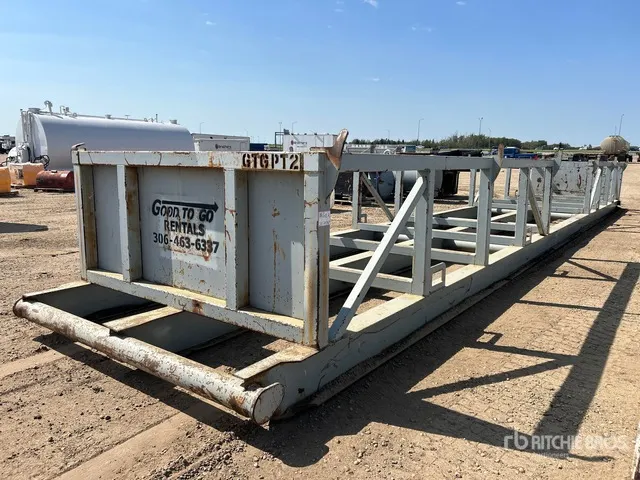 47 ft Skid Mounted Pipe Tub