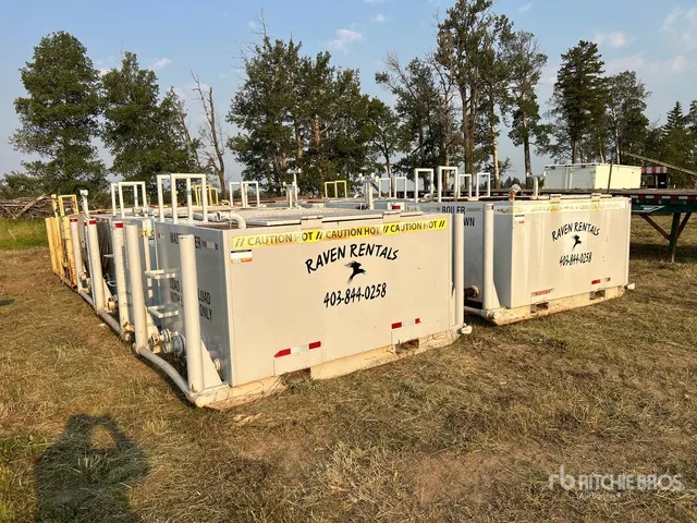 Quantity of (10) Steel Waste water Evaporator Tank