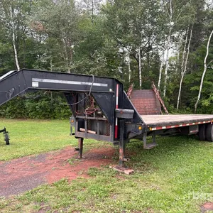 30 ft T/A Gooseneck Hydraulic Tail Trailer