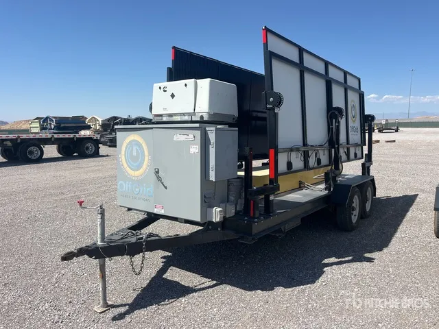 2018 Off grid 5.5 kW Mobile Solar Generator Set (Inoperable)