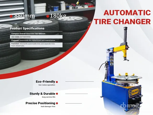 2026 TC-BLUE Tire Changer (Unused)