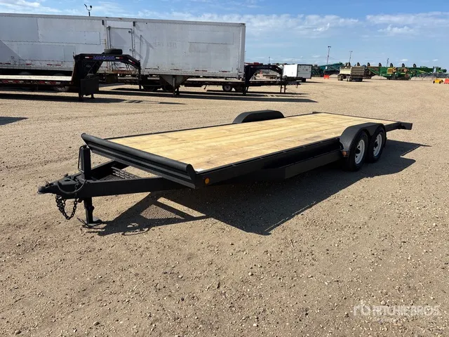 1980 Fraser King 22 ft T/A Equipment Trailer
