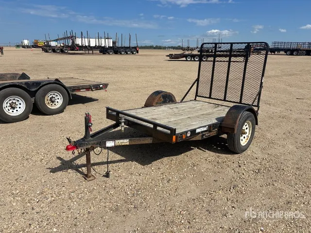 2016 Rainbow 5X8E 8 ft S/A Utility Trailer