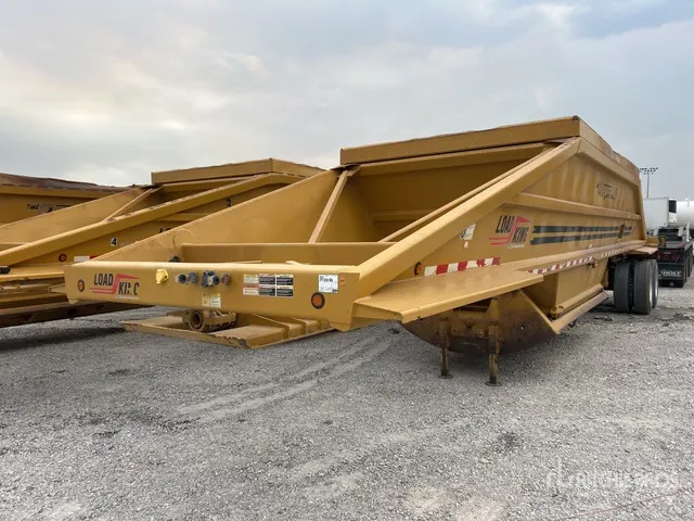 2016 Load King 2060-40-2HD 40 ft T/A Belly Dump Trailer (Inoperable)