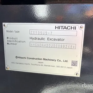 2024 Hitachi ZX135US-7 Tracked Excavator