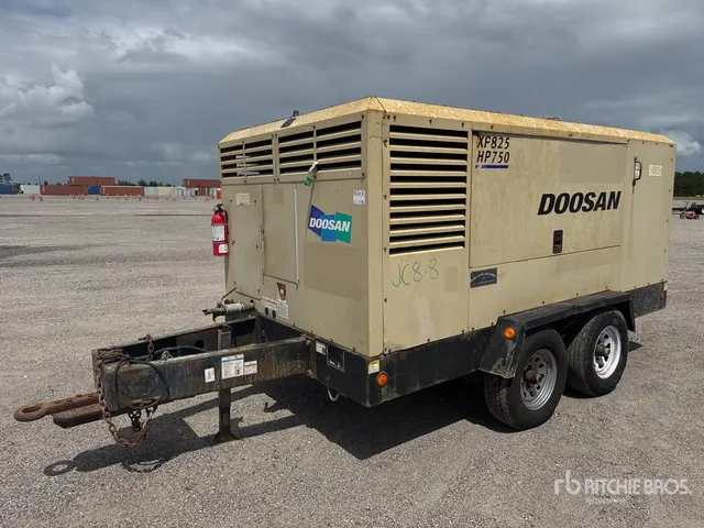 2020 Doosan XP825/HP750WCU 750 cfm Mobile Air Compressor