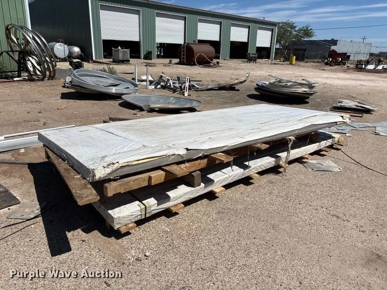 (34) sheets of aluminum