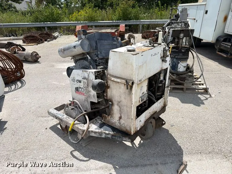 Meco M60DCC walk behind concrete saw