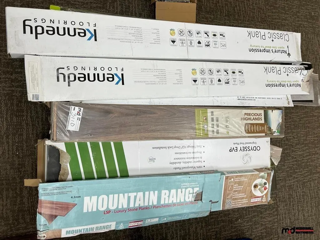 Assorted Vinyl and Laminate Flooring
UNRESERVED