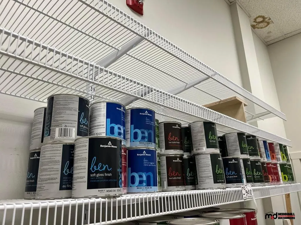 Assorted Benjamin Moore Ben Interior and Exterior Paint
UNRESERVED