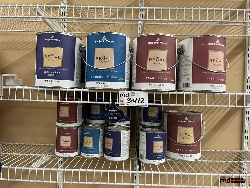 Benjamin Moore Regal Select Interior Base 3 Paint
UNRESERVED